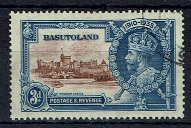 Image of Basutoland/Lesotho SG 13g FU British Commonwealth Stamp